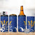 Personalized Barbados 4 in 1 Can Cooler Tumbler Poseidon Trident