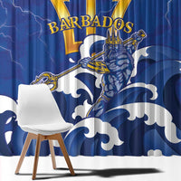 Barbados Window Curtain Poseidon Trident