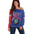 Cuba Coat Of Arms Off Shoulder Sweater The Pearl Of The Antilles