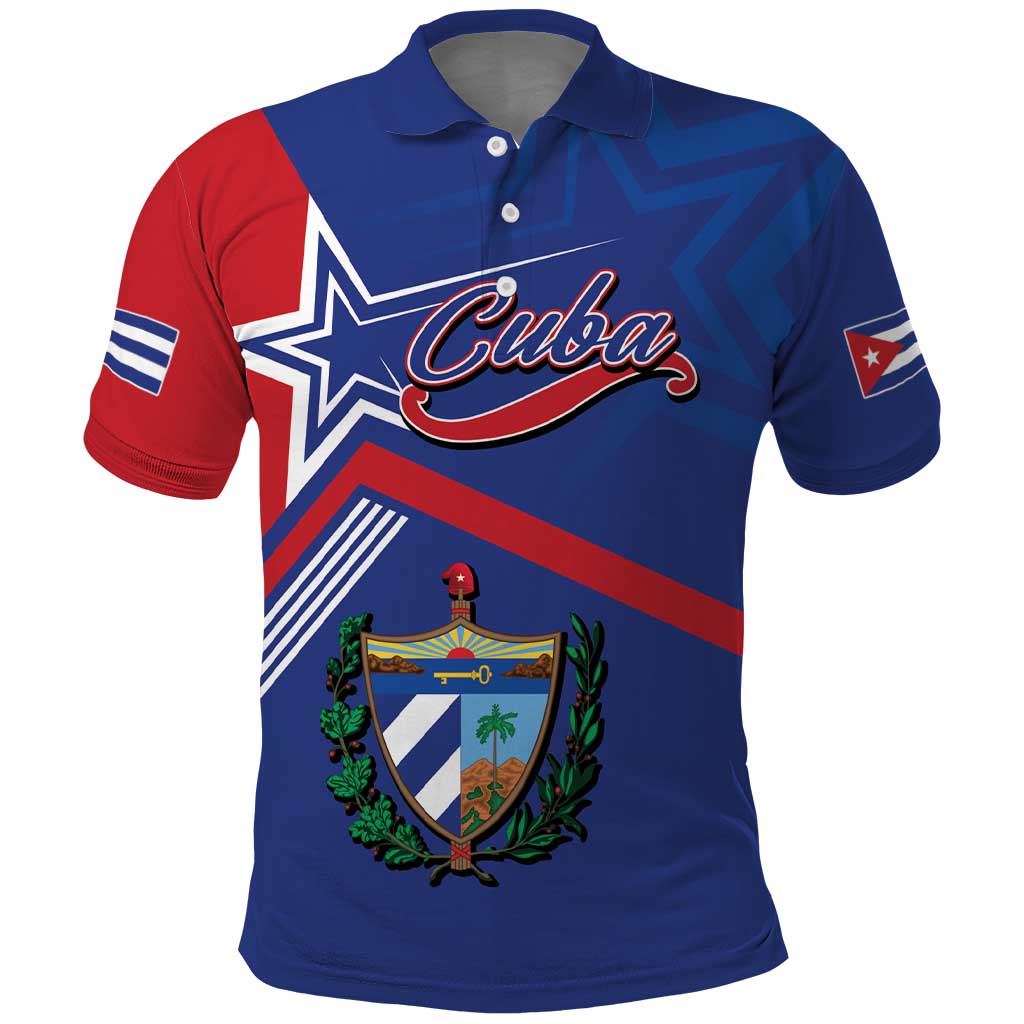 Cuba Coat Of Arms Polo Shirt The Pearl Of The Antilles