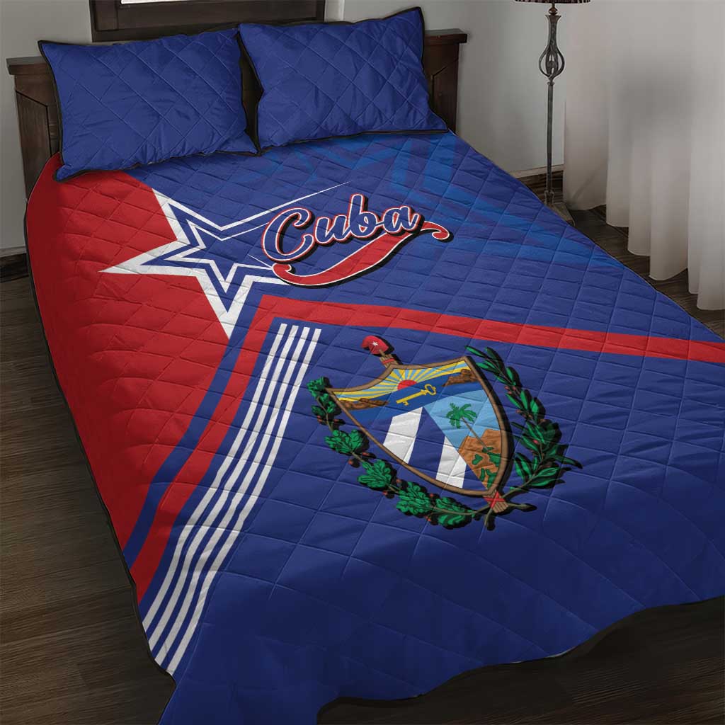 Cuba Coat Of Arms Quilt Bed Set The Pearl Of The Antilles