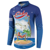 Cuba Button Sweatshirt Funny Macaw Decorative Map