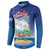 Cuba Button Sweatshirt Funny Macaw Decorative Map