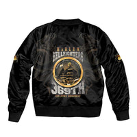 Never Forget Harlem Hellfighters Bomber Jacket Strength Courage And Glory