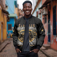 Never Forget Harlem Hellfighters Bomber Jacket Strength Courage And Glory