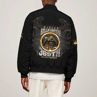 Never Forget Harlem Hellfighters Bomber Jacket Strength Courage And Glory