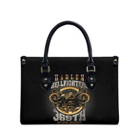 Never Forget Harlem Hellfighters Leather Bag Strength Courage And Glory