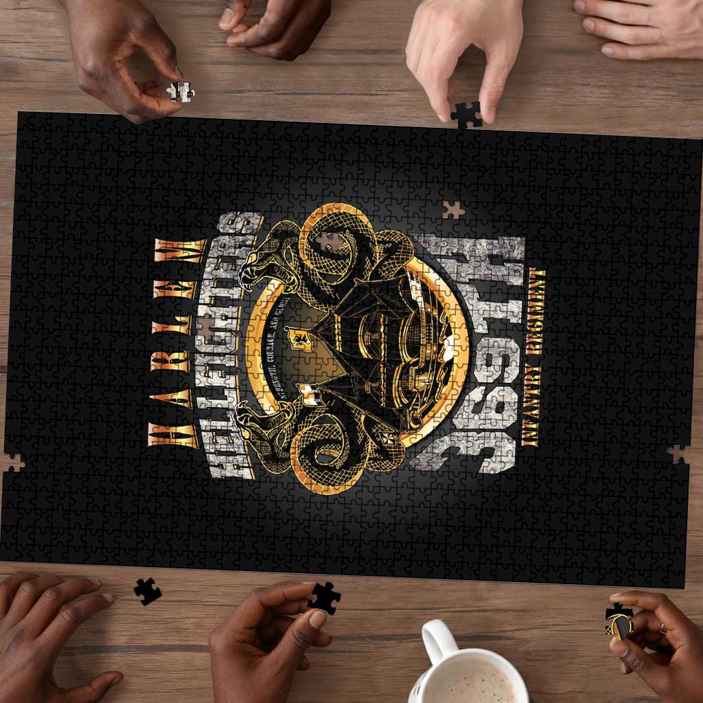 Never Forget Harlem Hellfighters Puzzle Strength Courage And Glory
