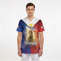 Philippines Scrub Top Maligayang Araw Ng Kalayaan