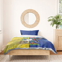 Brazil And Haiti Football Bedding Set Jaguar With Kanson Wouj Special Style
