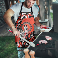 Canada National Indigenous Peoples Day Apron Haida Art Eagle