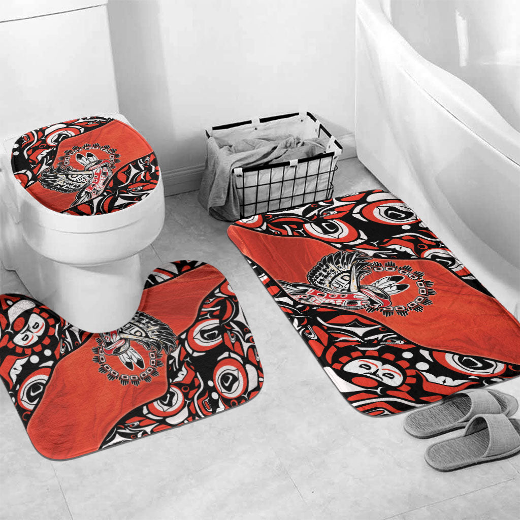 Canada National Indigenous Peoples Day Bathroom Set Haida Art Eagle