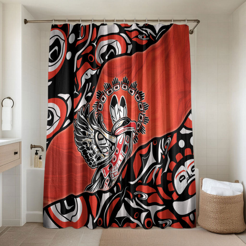 Canada National Indigenous Peoples Day Bathroom Set Haida Art Eagle