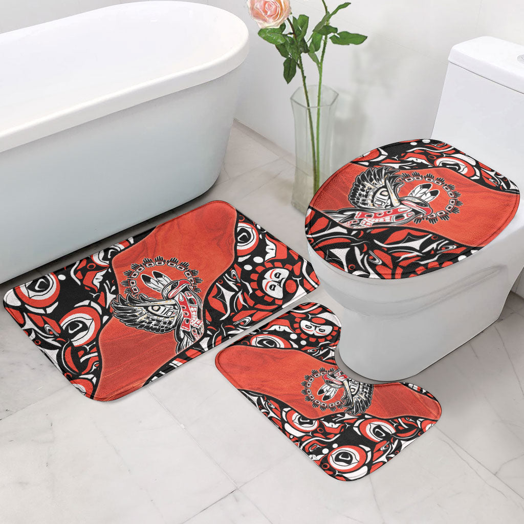 Canada National Indigenous Peoples Day Bathroom Set Haida Art Eagle