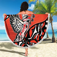 Canada National Indigenous Peoples Day Beach Blanket Haida Art Eagle