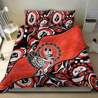 Canada National Indigenous Peoples Day Bedding Set Haida Art Eagle