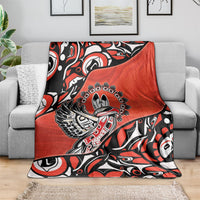 Canada National Indigenous Peoples Day Blanket Haida Art Eagle