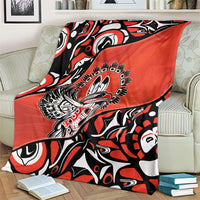 Canada National Indigenous Peoples Day Blanket Haida Art Eagle