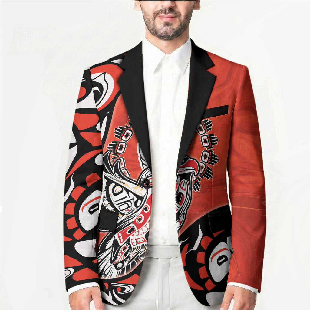 Canada National Indigenous Peoples Day Blazer Haida Art Eagle