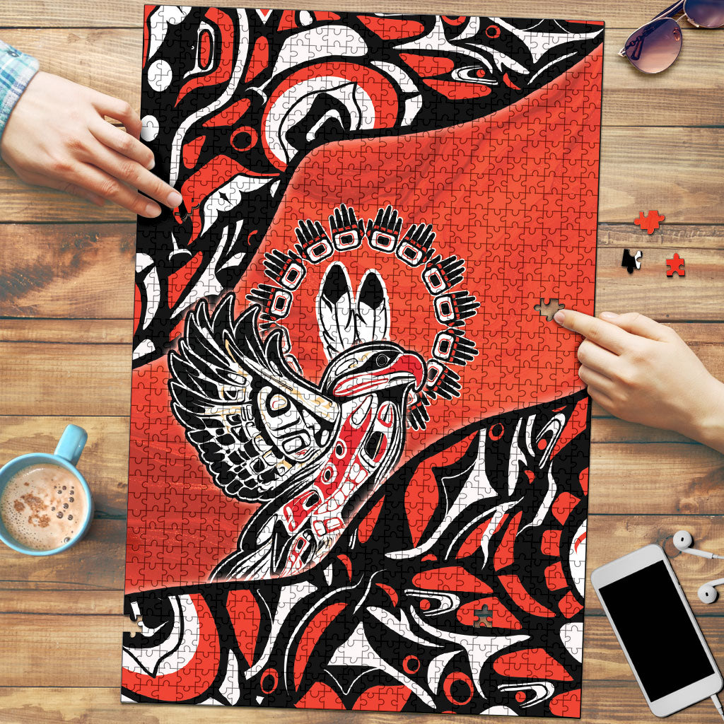 Canada National Indigenous Peoples Day Puzzle Haida Art Eagle