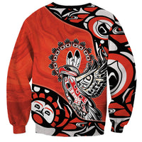 Canada National Indigenous Peoples Day Sweatshirt Haida Art Eagle