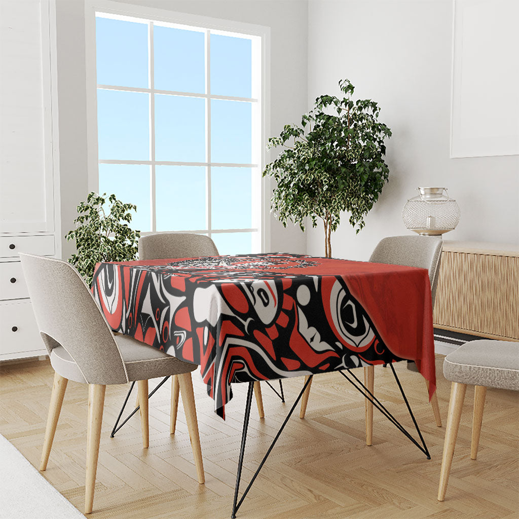 Canada National Indigenous Peoples Day Tablecloth Haida Art Eagle