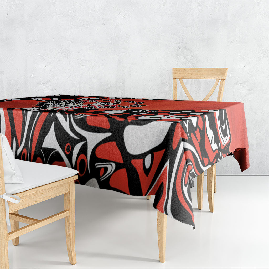 Canada National Indigenous Peoples Day Tablecloth Haida Art Eagle