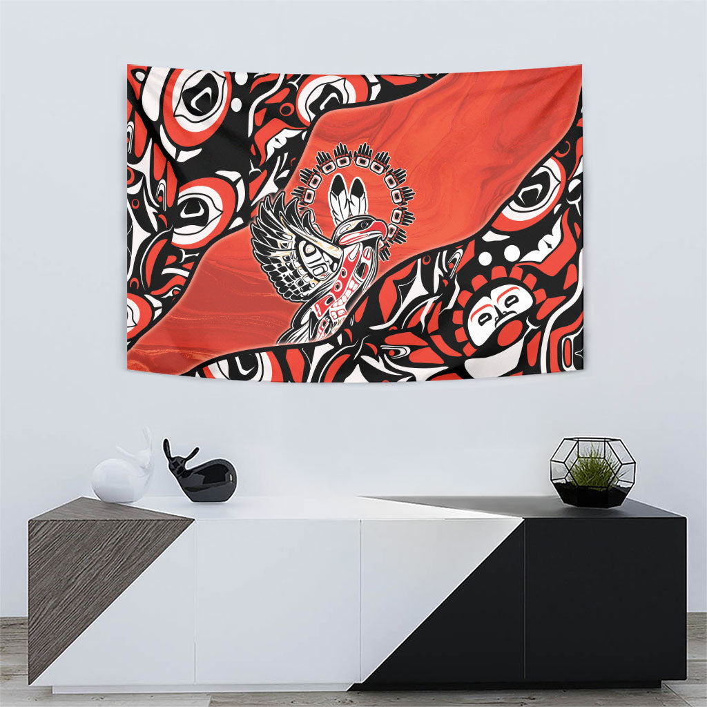 Canada National Indigenous Peoples Day Tapestry Haida Art Eagle