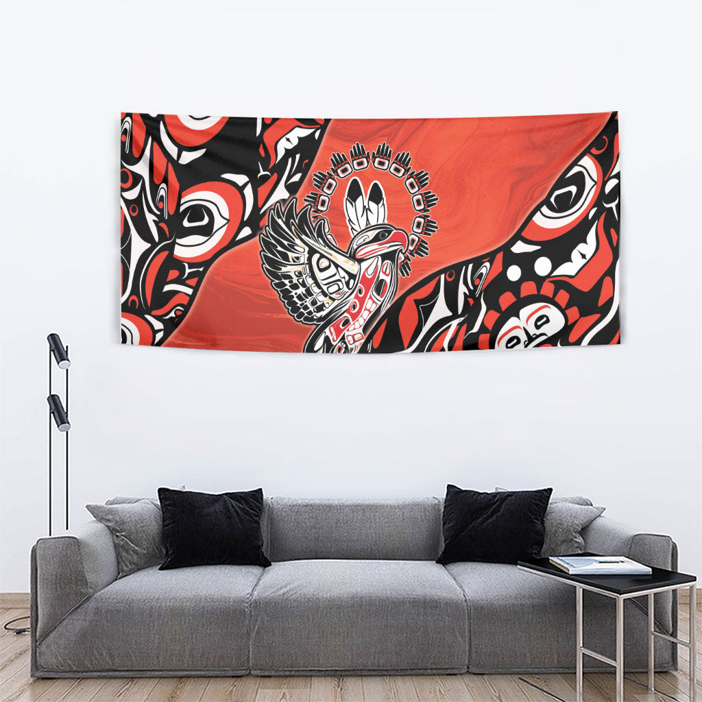 Canada National Indigenous Peoples Day Tapestry Haida Art Eagle