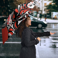 Canada National Indigenous Peoples Day Umbrella Haida Art Eagle