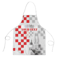 Personalized Croatia Hrvatska Apron National Day 2026 White Version