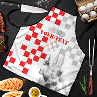 Personalized Croatia Hrvatska Apron National Day 2026 White Version