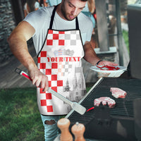 Personalized Croatia Hrvatska Apron National Day 2026 White Version