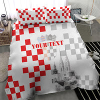 Personalized Croatia Hrvatska Bedding Set National Day 2026 White Version