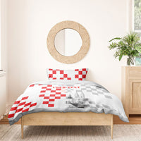 Personalized Croatia Hrvatska Bedding Set National Day 2026 White Version