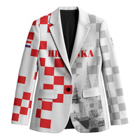 Personalized Croatia Hrvatska Blazer National Day 2026 White Version