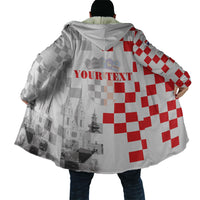 Personalized Croatia Hrvatska Cloak National Day 2026 White Version