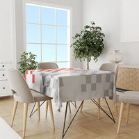 Personalized Croatia Hrvatska Tablecloth National Day 2026 White Version