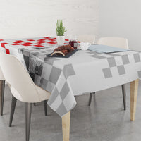 Personalized Croatia Hrvatska Tablecloth National Day 2026 White Version
