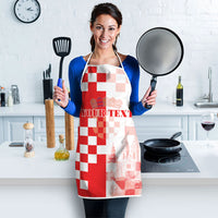 Personalized Croatia Hrvatska Apron National Day 2026 Red Version