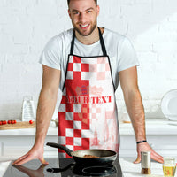 Personalized Croatia Hrvatska Apron National Day 2026 Red Version
