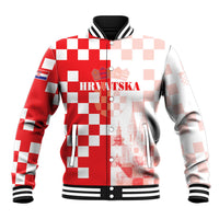 Personalized Croatia Hrvatska Baseball Jacket National Day 2026 Red Version