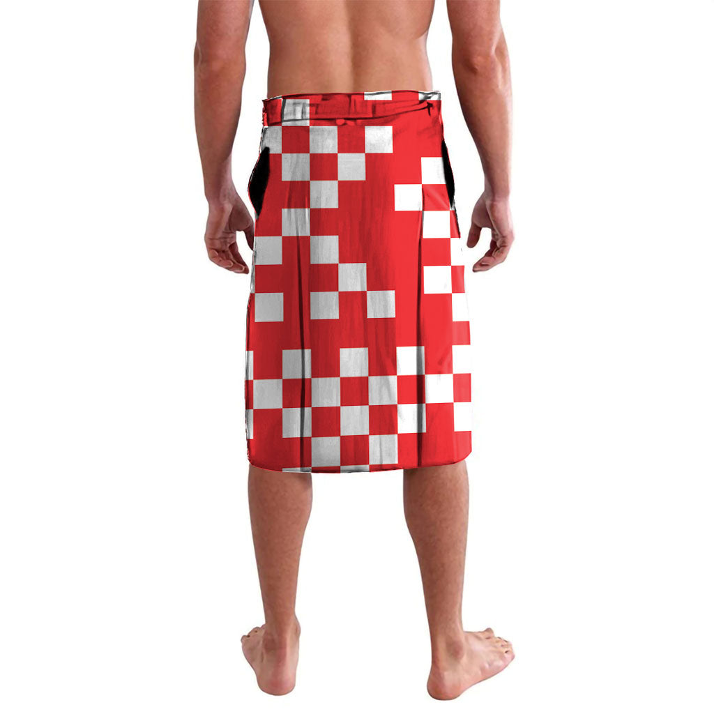 Personalized Croatia Hrvatska Lavalava National Day 2026 Red Version