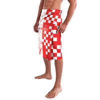 Personalized Croatia Hrvatska Lavalava National Day 2026 Red Version
