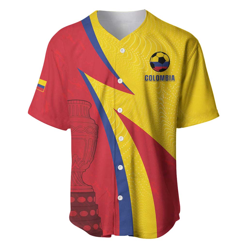 Custom Colombia 2024 Football Baseball Jersey Go Champions Los Cafeteros LT05 - Wonder Print Shop