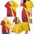 Custom Colombia 2024 Football Family Matching Mermaid Dress and Hawaiian Shirt Go Champions Los Cafeteros LT05 - Wonder Print Shop