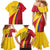 Custom Colombia 2024 Football Family Matching Mermaid Dress and Hawaiian Shirt Go Champions Los Cafeteros LT05 - Wonder Print Shop