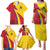 Custom Colombia 2024 Football Family Matching Puletasi and Hawaiian Shirt Go Champions Los Cafeteros LT05 - Wonder Print Shop