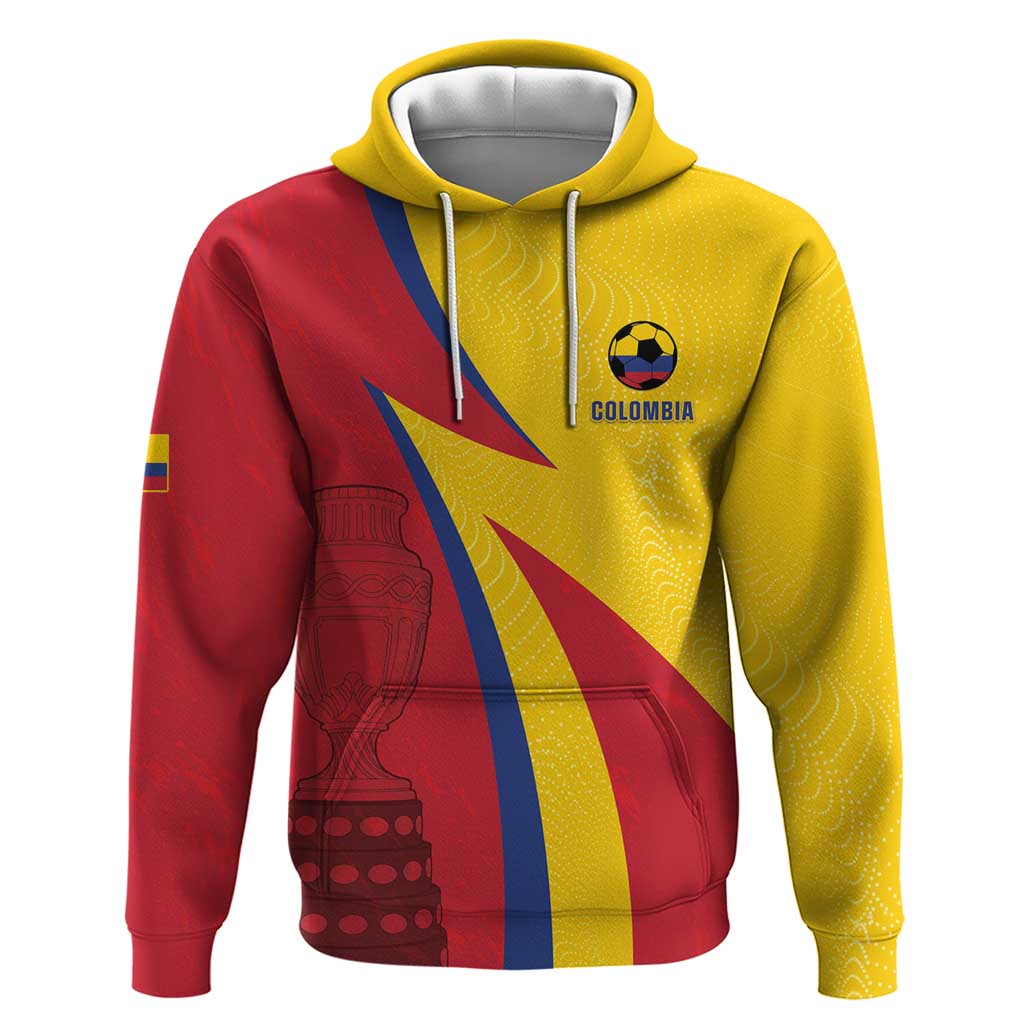 Custom Colombia 2024 Football Hoodie Go Champions Los Cafeteros LT05 - Wonder Print Shop