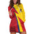 Custom Colombia 2024 Football Hoodie Dress Go Champions Los Cafeteros LT05 - Wonder Print Shop